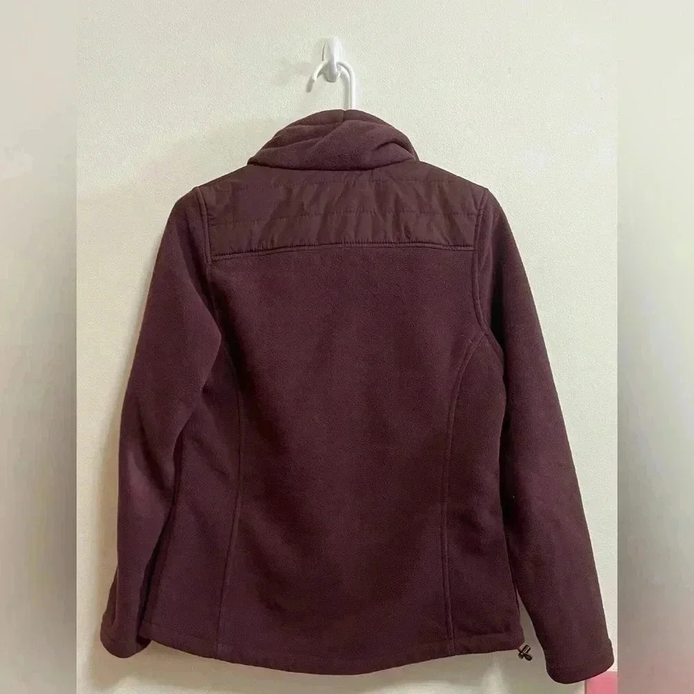 New Balance -‎ Women’s Maroon Zip-Up Fleece - Outdoors - Hiking - Size Small - Picture 9 of 10